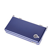 étui de protection en plastique avec couvercle en aluminium pour Nintendo DSi (bleu)