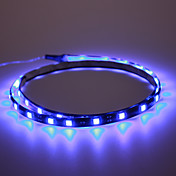 luzes do carro decorativa 5050-90cm (azul)