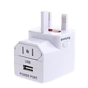 universelle du monde Adaptateur secteur de voyage avec port USB