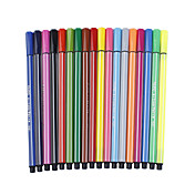 flerfarget glitter tusj (18-pack/color assortert)