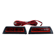 2 pièces 6 voitures a mené la lampe rouge feu stop / arrière (12v, BT-502)
