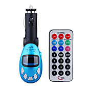 colore blu lettore mp3 auto con trasmettitore FM