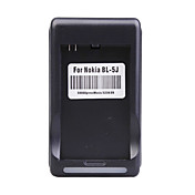 Universal Cell Phone Charger with USB Power Port for Nokia BL-5J(Black)