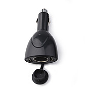 de cigarrillos del automóvil alimentado dual usb adaptador / cargador con enchufe adicional de potencia de cigarrillos (12v/24v ac)