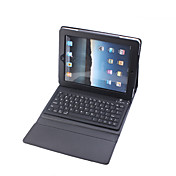 Beschermende Leren iPad 2 Hoes Met Ingebouwd Bluetooth  Toetsenbord