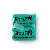 cr2 3v 600mah tr15270 ultrafire batterie (2-pack)