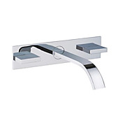 moderne messing bathroom sink tappekran (veggmontering)