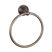 antikk messing veggmontert håndkle ring (1018-J-29-5)
