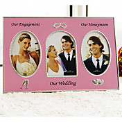 "Engagement, Wedding, Honeymoon" Picture Frame