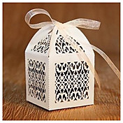 Paper Orchid Filigree Favor Box - Set of 12 (More Colors)