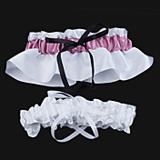 2-Piece Satin With Ribbons Wedding Garters