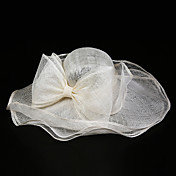 le lin belle avec bowknot mariage / fête / lune de miel chapeau