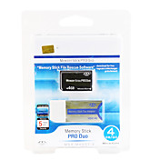 4gb memory stick pro duo geheugenkaart en adapter