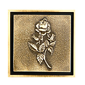 dreno de assoalho antigo de bronze (1018-LK-6042)