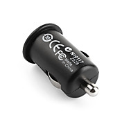 1000mA Mini USB Auto Ladeadapter für iPhone 4 Schwarz (5V-1A)
