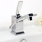 sola maniglia cromata lavello rubinetto del bagno (0.599-qh0776)