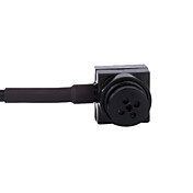 Mini 1/4''SONY Color CCD Camera with built-in Microphone (Dimension: 15x15mm) + Acid resisting, High Hardness