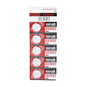 CR2025 3V piles haute capacité au lithium piles bouton (5-pack)