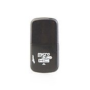 Mini USB Micro SDHC Memory Card Reader (Black)