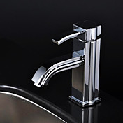 Chrome Single Handle Centerset Bathroom Sink Faucet