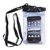 de agua a prueba de agua bolsa de deporte caso de los mecanismos 4/itouch/other iphone (negro)