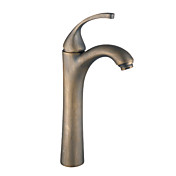 Centerset Antique Brass Bathroom Sink Faucet