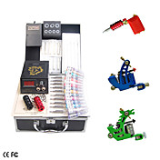 Professional Tattoo Kit With 3 Guns of Different Style and LCD Power Supply