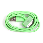sincronizzazione colorato e cavo di ricarica per iPad e iPhone (verde, lunghezza 100cm)