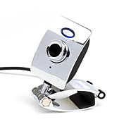 Neuheit hdv Mini-Webcam + Mikrofon (silber)