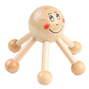 6-strumento di supporto in legno con decorazione massaggio viso sorridente