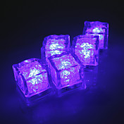 gelo cubo de diamante em forma de luz roxa levou (12-pack)
