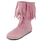 lær øvre flate helen midt-kalv støvler med lace-up/tassel casual sko flere tilgjengelige farger