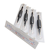 50 Pcs Disposable Tattoo Tube and Needle Combo 9 Round Liner