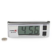 LCD de voiture tableau de bord numérique horloge de bureau - argent