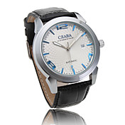 Reloj Pulsera Mecánico Automático de Correa de Cuero para Hombres