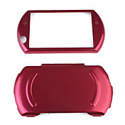 luce caso guscio in alluminio per Sony PSP Go (rosso)