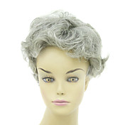 Capless Short Heat-resistant Fashion Gray Costume Party Wig