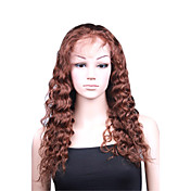 capless fashion curly 22 "100% Echthaar Perücke mehrere Farben zur Auswahl