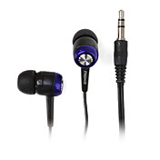 alta qualidade trilha sonora ajustável em-auriculares (preto e azul)