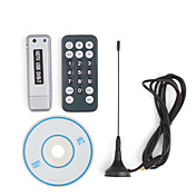 DVB-T Digital TV USB 2.0 Dongle mit Fernbedienung (silber)