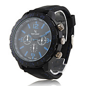 Reloj Pulsera PC de Movimiento de Correa de Silicona
