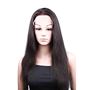 Full Lace With Stretch On Crown Yaki 18" Indian Remy Lace Wig 5 Colors To Choose