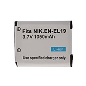1050mAh 3.7V Digitalkamera-Akku EN-EL19 für Nikon Coolpix S3100 und mehr