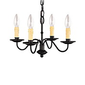 Antique Inspired Chandelier with 4 Lights