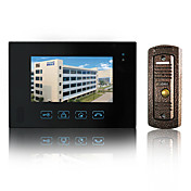 Wired Intercom 7 Inch Touch Screen Video Door Phone with Hidden Camera (1 Camera To 1 Monitors)