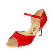 Satin Upper Latin Ballroom Dance Shoes for Women More Colors