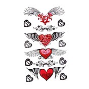 5 piezas de tatuajes temporales a prueba de agua (17,5 cm * 10cm)