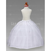 fille fleur robe de bal en taffetas 3 niveaux rez-longueur de glissement de style / mariage jupons