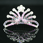 bella cz zirconia cubico ragazza nozze fiore tiara colori / copricapo più disponibile