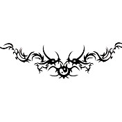 5 piezas de tatuajes temporales a prueba de agua (14 m * 4 cm)